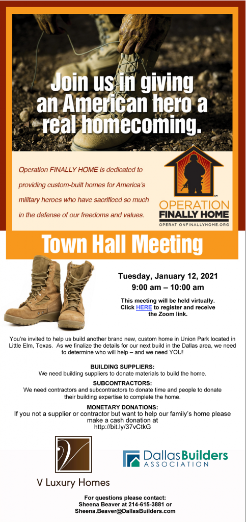 Town Hall Meeting OFH Project #8