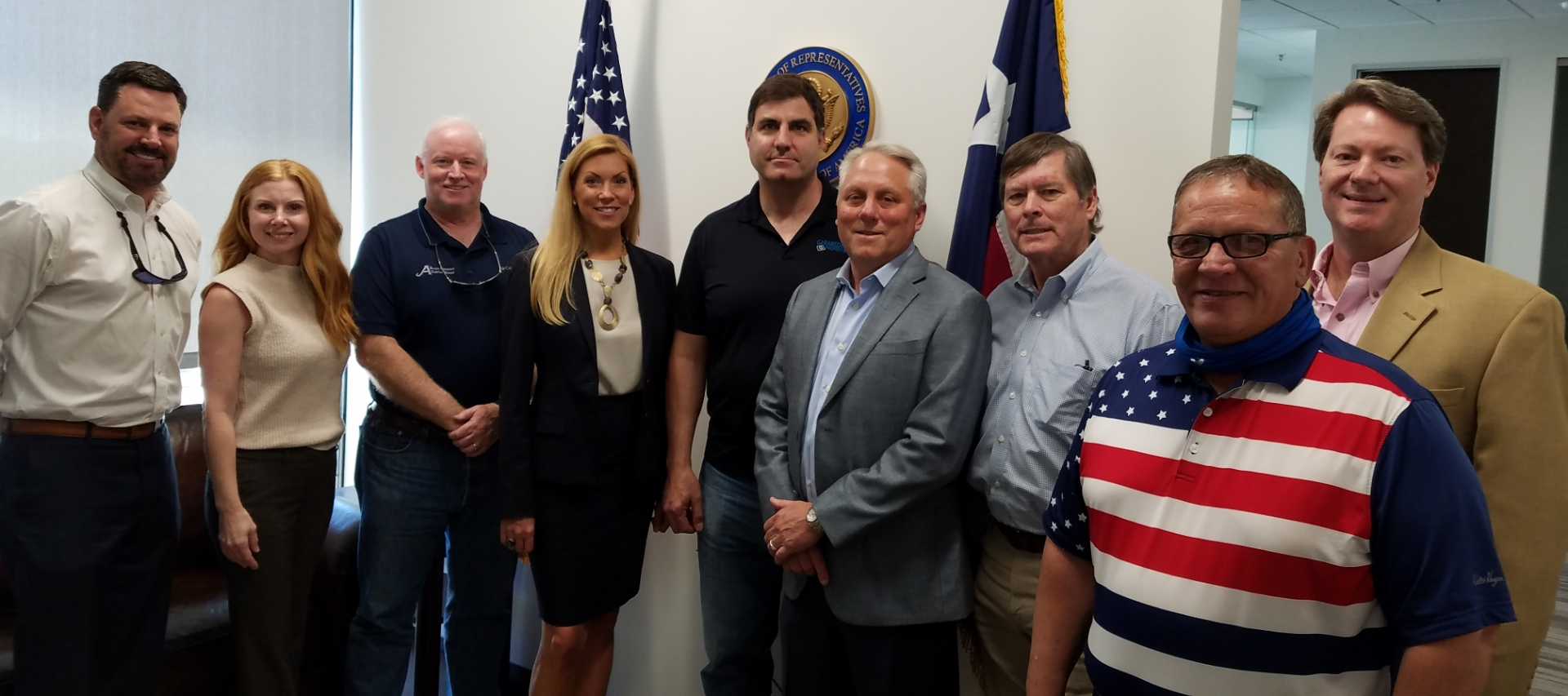 Congresswoman Beth Van Duyne with members of the Dallas Builders and Greater Fort Worth Home Builders Associations