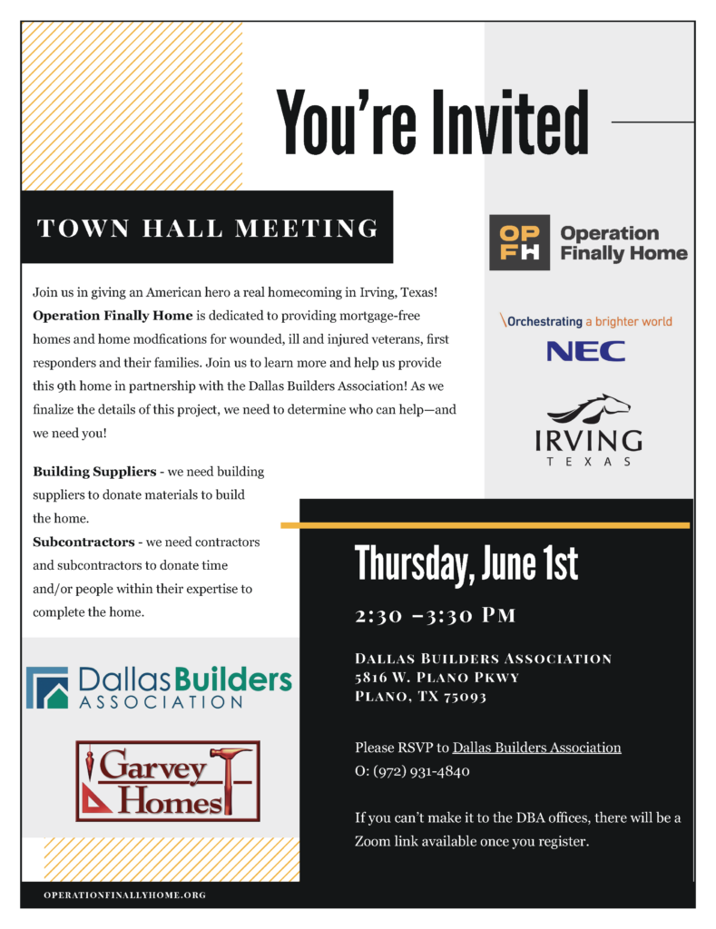 Project #9 Town Hall Invitation