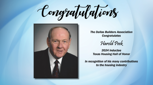 Harold Peek - Texas Housing Hall of Honor